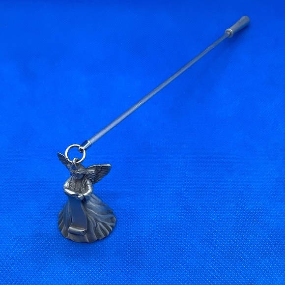 Vintage 1997 Party Lite Pewter Angel Candle Snuffer - Picture 2 of 9